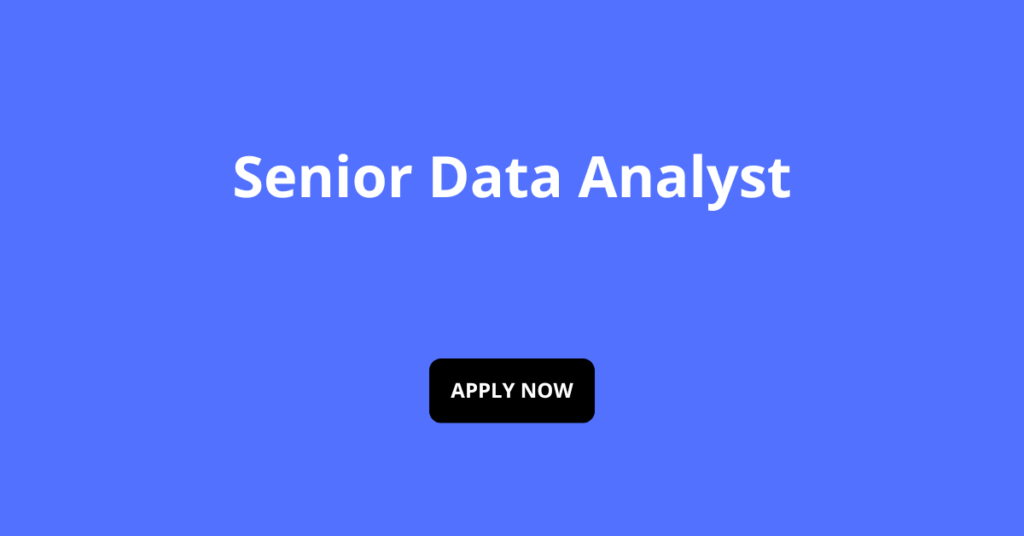 Remote Data Analyst – SQL | salary 3 to 7 LPA Senior Data Analyst